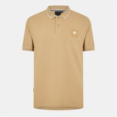 Money Men's Short-Sleeve Polo Shirt Sand