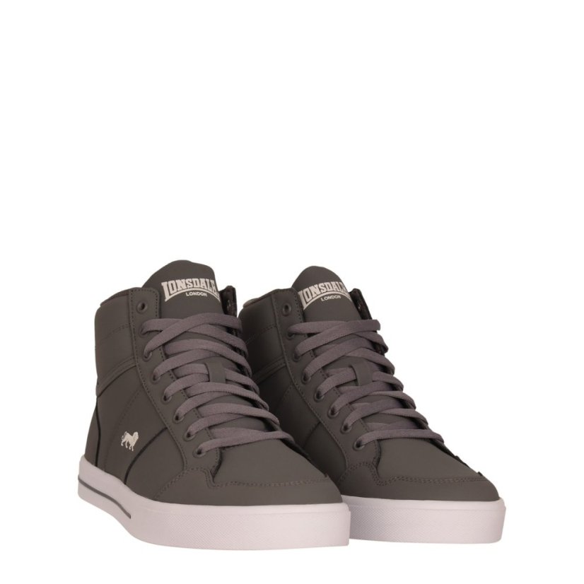 Lonsdale Canons Mens Trainers Grey/White