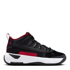 Air Jordan Kids' Basketball Trainers Black/Red