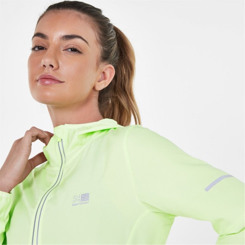 Karrimor Funnel Neck Run Jacket Womens Zesty Green