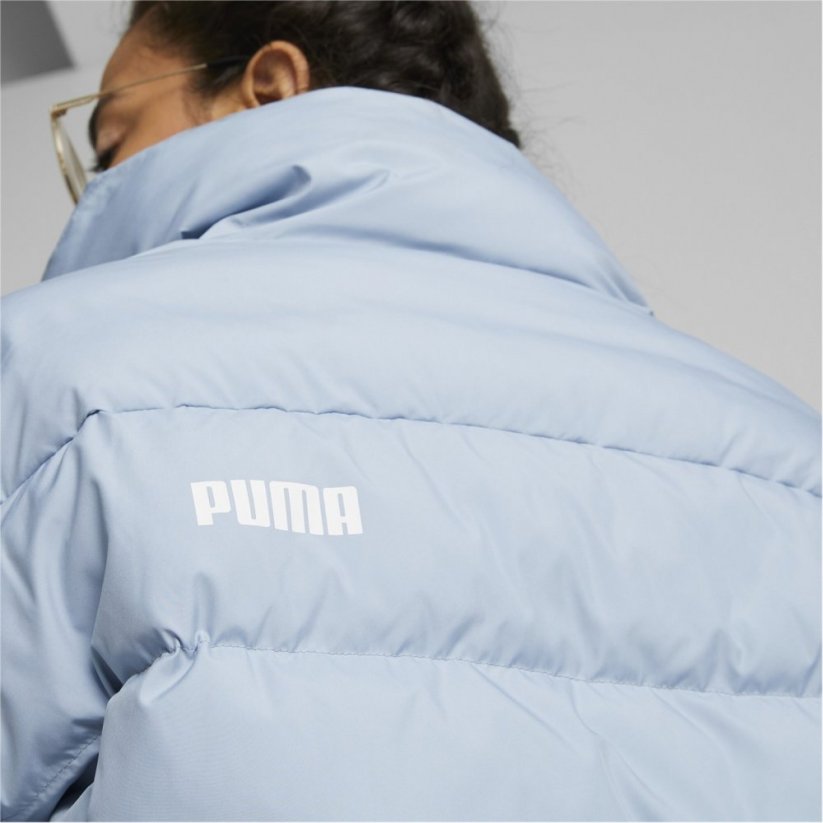 Puma Essentials+ Puffer Jacket Womens Blue Wash