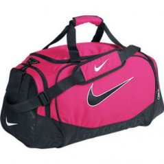 Nike Brasilia 5 Medium Duffel/Grip Bag Pink/Black