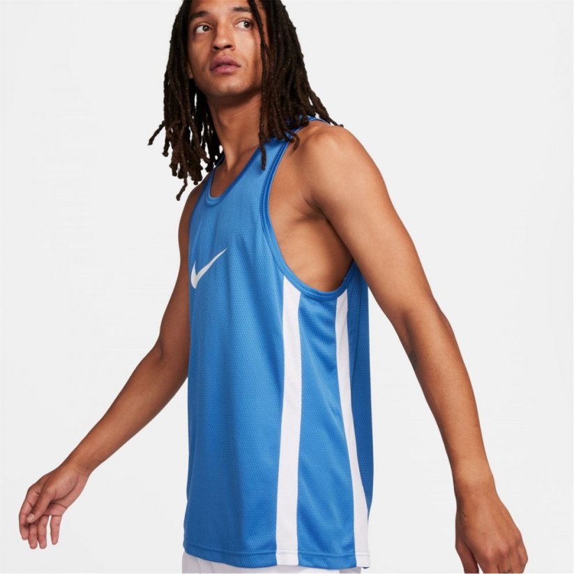Nike Dri-FIT Icon Men's Basketball Jersey Blue/White