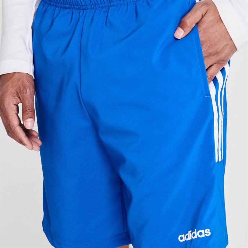 adidas 3-Stripes pánske šortky Brightroyal/Wht - Veľkosť: 2XL