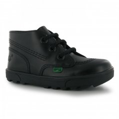 Kickers Disley Hi Childrens Shoes Black