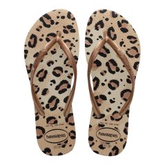 Havaianas Hav. Slim Black 41/42 Flip Flops Womens Sand Leop