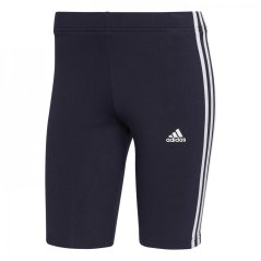 adidas Essential 3 Stripe Shorts Womens Legend Ink