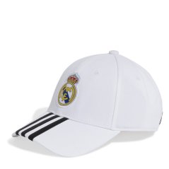 adidas Real Madrid Baseball Cap Adults White/Black
