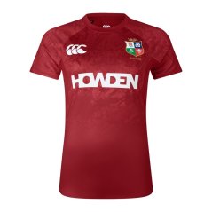 Canterbury British and Irish Lions 2024 Superlight Training dámske tričko Red Dahlia