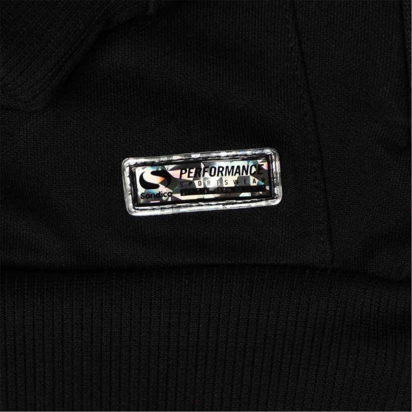 Sondico Kids' Tracksuit Top Black/Charcoal