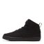 Nike Court Borough Mid 2 Little Kids' Shoe Triple Black