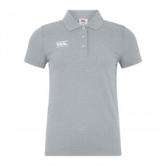Canterbury Waimak Polo Shirt Junior Grey Marl