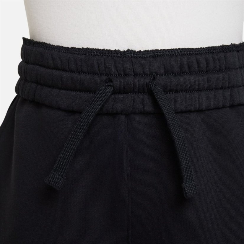Nike Girls Fundamentals Fleece Jogging Bottoms Black/White