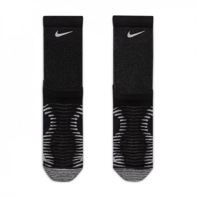 Nike Dri-FIT Trail Running Crew Socks Black/Silver