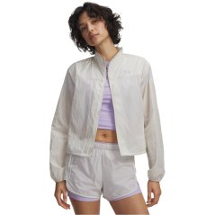 Under Armour Womens Explor Trail Run Wind Jacket White/Purple