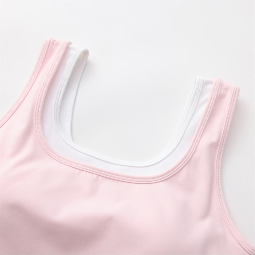 USA Pro USA Pro Mock Layer Bra womens Light Pink