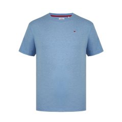 Lee Cooper Essentials Crew Neck pánske tričko Sky Blue Marl