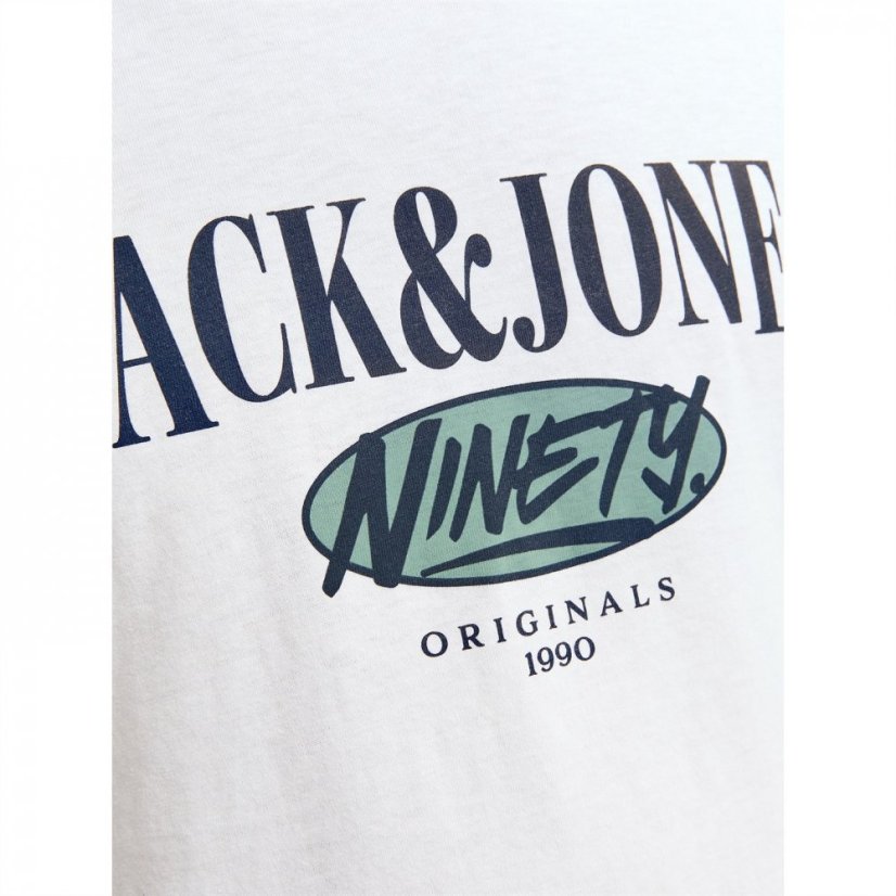Jack and Jones Cobin Short Sleeve T-Shirt Bright White