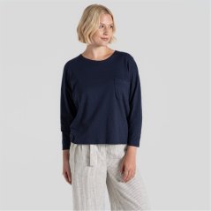 Craghoppers Women's Emere Long Sleeve T-Shirt Blue Navy