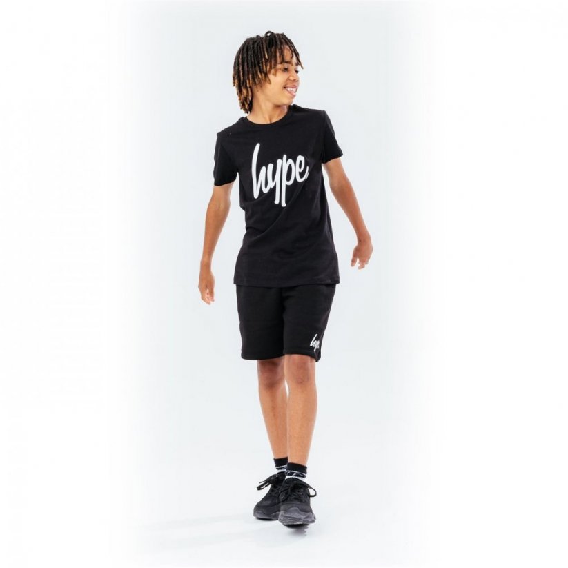 Hype Script Kids T-Shirt Black