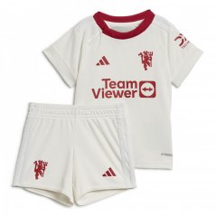adidas Manchester United Third Babykit 2023 2024 Cloud White
