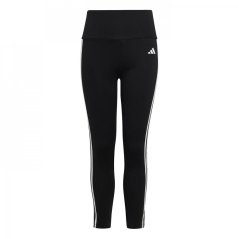 adidas Girls Essentials 3-Stripes Leggings Blk Train Tgt