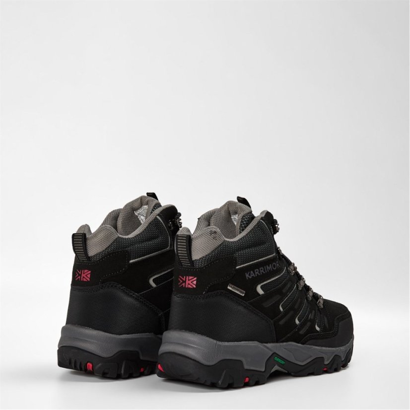 Karrimor Mount Waterproof Walking Boots Mens Black