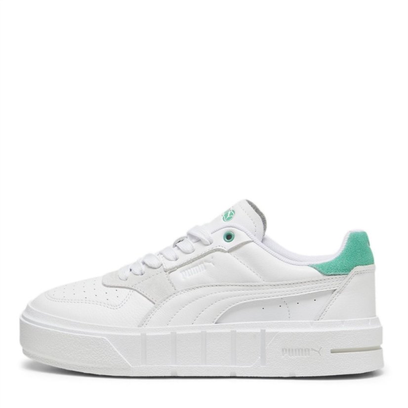 Puma Cali Court Lth Wns White/Green