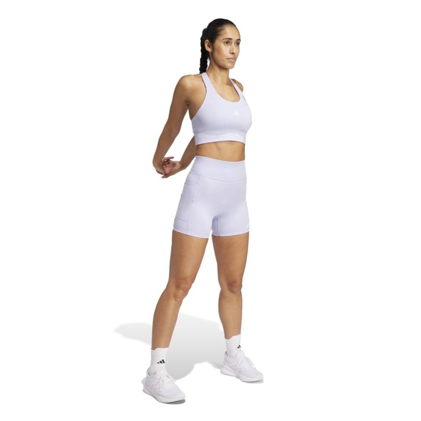 adidas Own The Run Short Leggings Womens Violet Tone