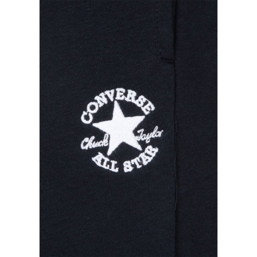 Converse Kids' Closed Hem Fleece Joggers Black