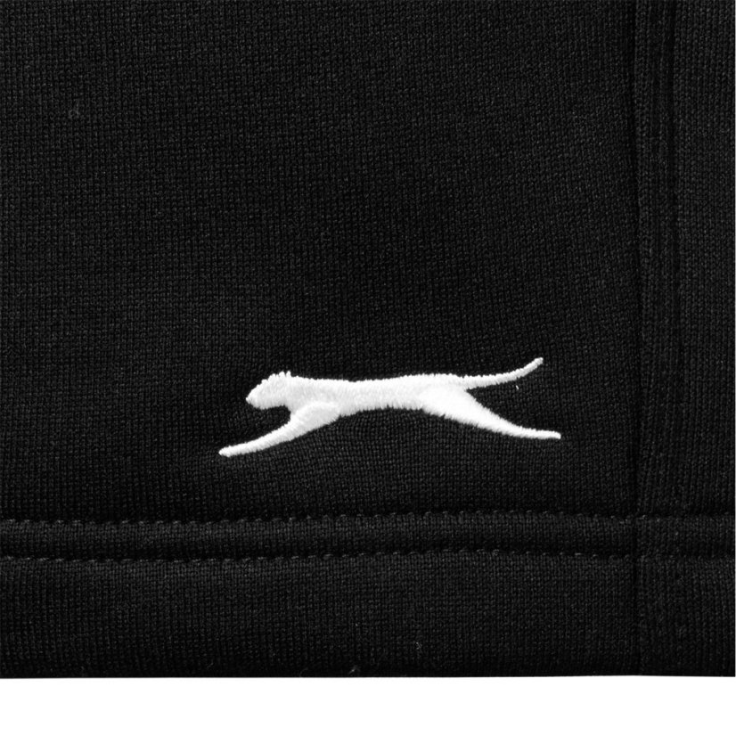 Slazenger Fleece pánske šortky Black