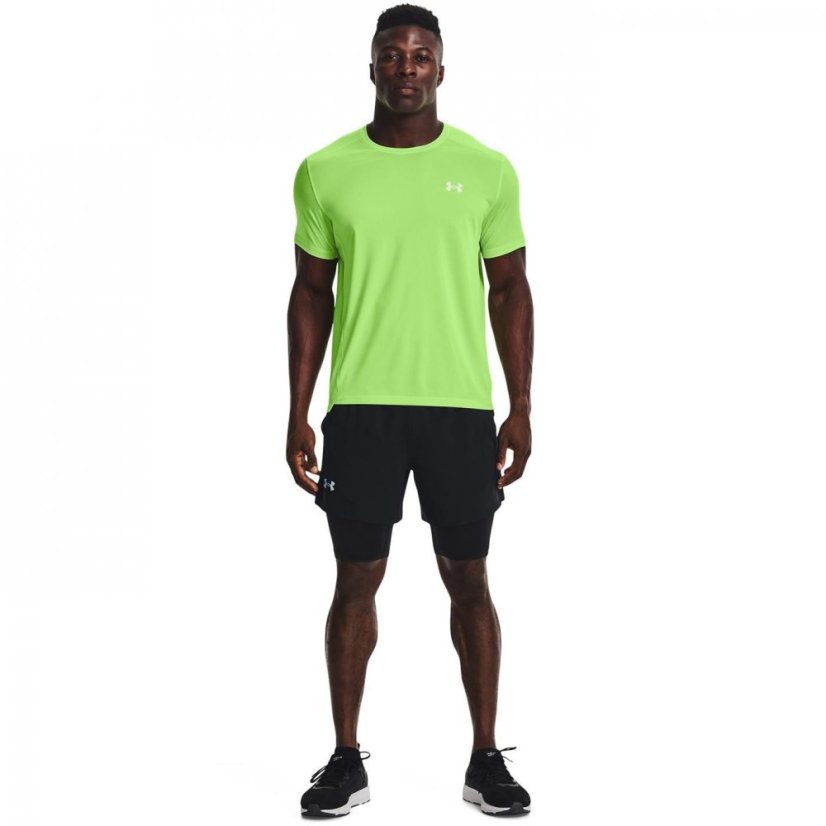 Under Armour UA Launch Mens 2-in-1 5in Shorts Black