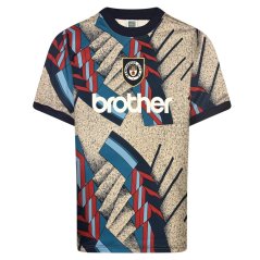 Score Draw Manchester City GK Shirt 1994 Ecru/Blue