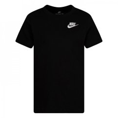 Nike NSW Futura T Shirt Infant Boys Black