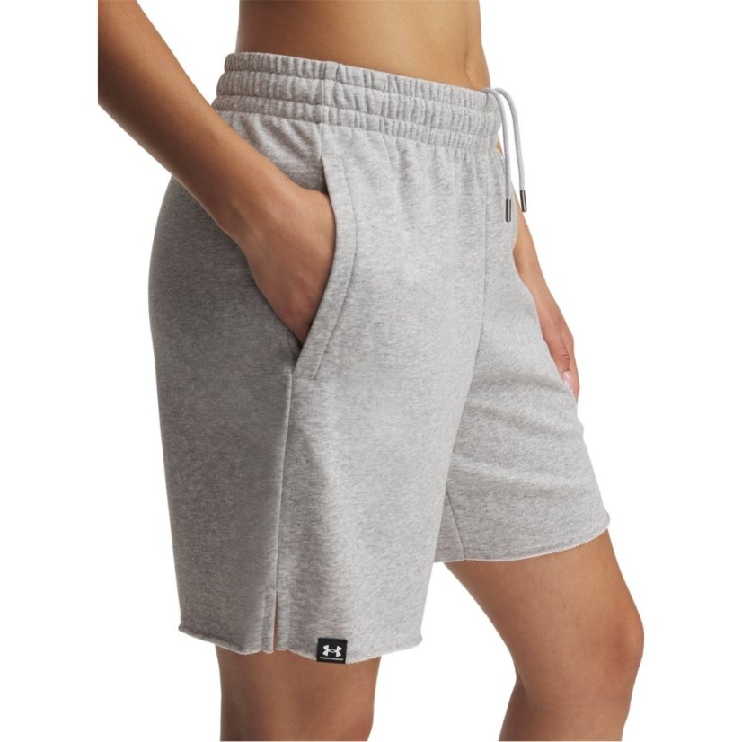 Under Armour Women's Fleece Jogger Shorts Gray