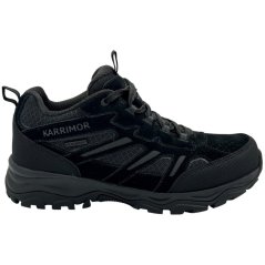 Karrimor Mount Low Ladies Waterproof Walking Shoes Black/Black