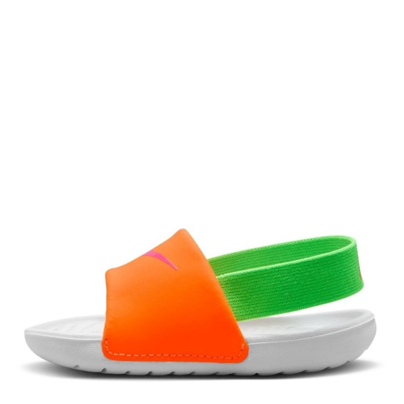 Nike Kids' Pool Sliders Orange/Hyp Pink
