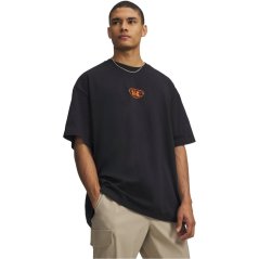 Under Armour Men's Short Sleeve Performance T-Shirt Black/Orange
