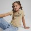 Puma Ess+ Animal Knotted Tee G T-Shirt Girls Tan