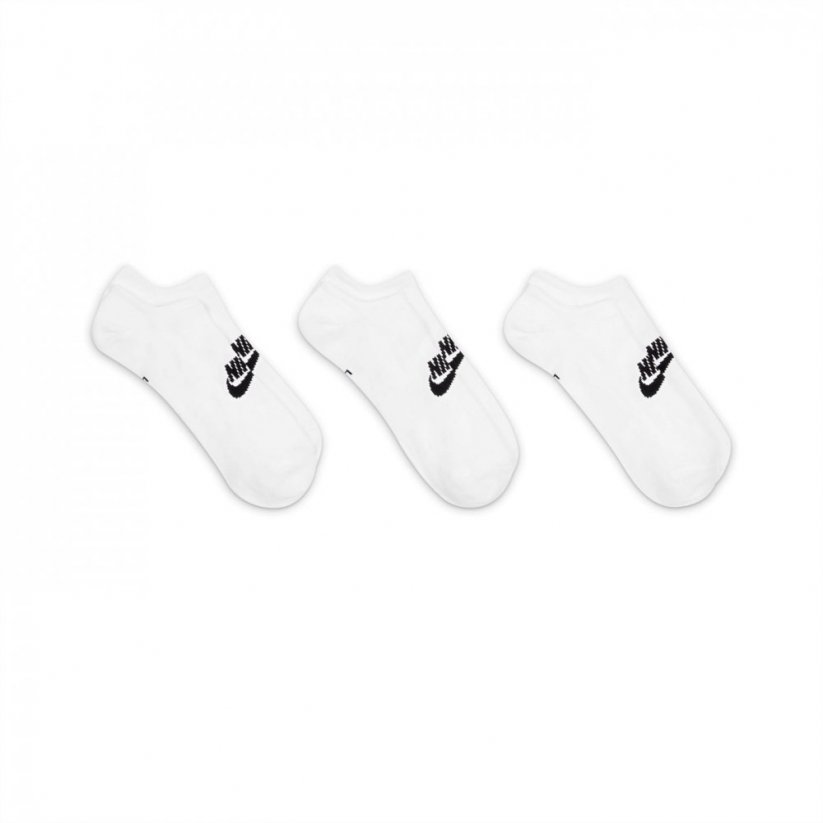 Nike Sportswear Everyday Essential No-Show Socks 3 Pairs White