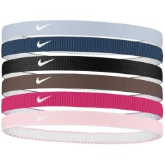 Nike Flex Kids Headbands (6 Pack) Ghost/Navy