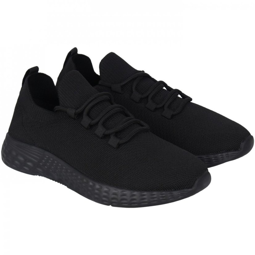 Fabric Santo Junior Trainers Black/Black