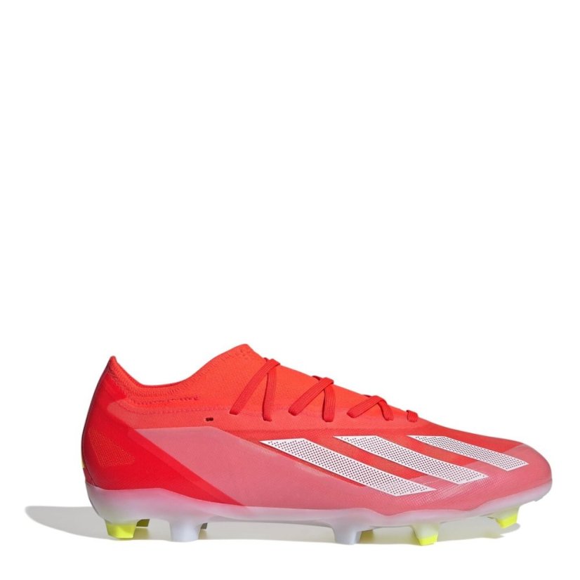 adidas X Crazyfast Pro Fg Firm Ground Football Boots Boys Solar Red/Ftwr