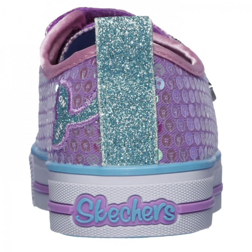 Skechers Twinkle Toes Mermaid Magic Infants Trainers Purple/Multi