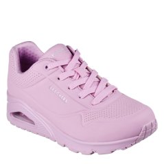 Skechers Women's Low Top Classic Trainers Lavender