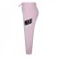 Nike Girls Fleece Joggers Pink Foam