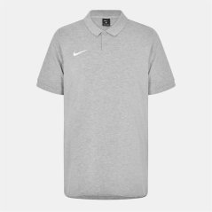 Nike Men's Short Sleeve Performance Polo Shirt Dk Grey Heathr