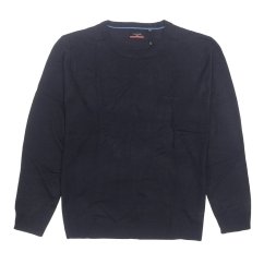 Pierre Cardin Crew Knit Jumper Mens Navy