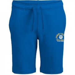 Jack and Jones Logo Sweat Shorts Junior Boys French Blue