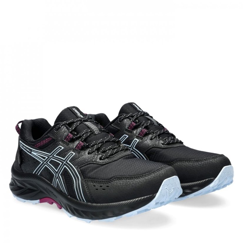 Asics GEL-Venture 9 Waterproof Women's Trail Running Shoes Black/Blue